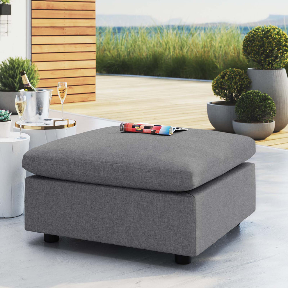 Modway Commix Sunbrella® Outdoor Patio Ottoman - EEI-4906 | Outdoor Sofas, Loveseats & Sectionals | Modishstore - 6