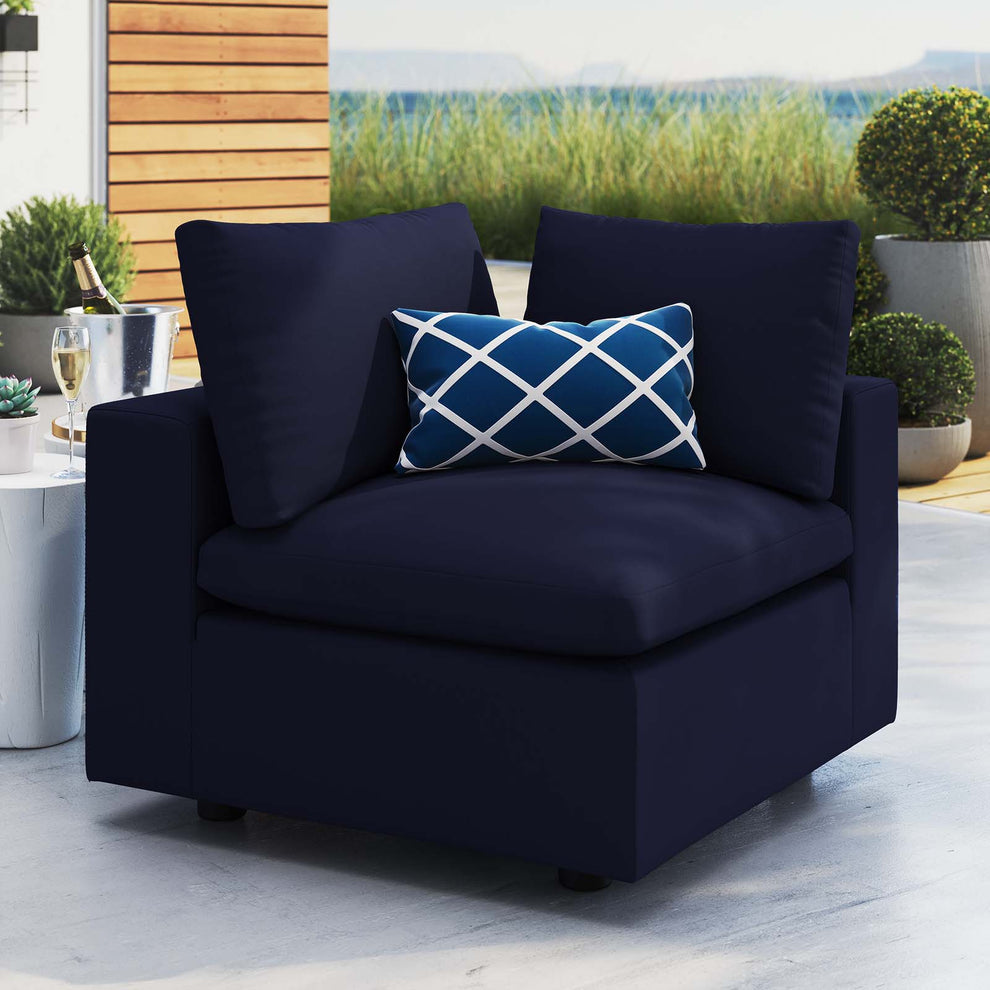 Modway Commix Sunbrella® Outdoor Patio Corner Chair - EEI-4907 | Outdoor Sofas, Loveseats & Sectionals | Modishstore - 1