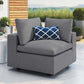 Modway Commix Sunbrella® Outdoor Patio Corner Chair | Outdoor Sofas, Loveseats & Sectionals | Modishstore-8