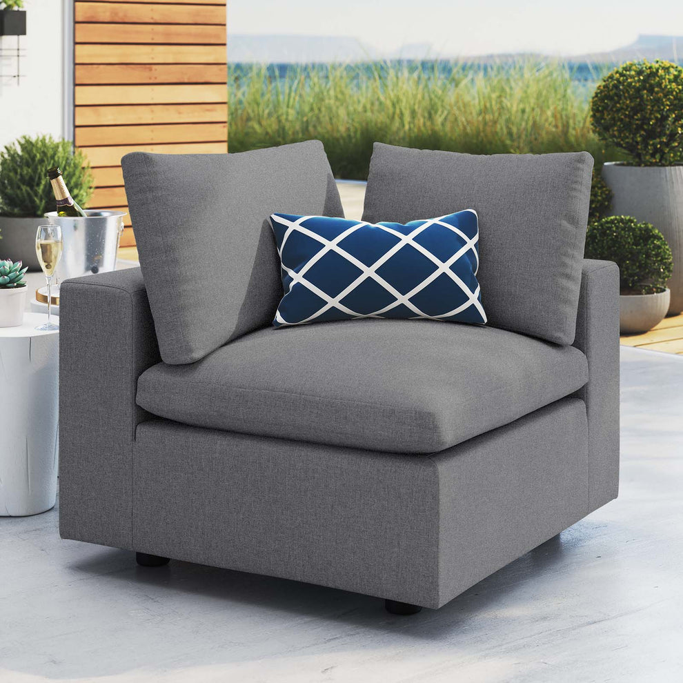 Modway Commix Sunbrella® Outdoor Patio Corner Chair - EEI-4907 | Outdoor Sofas, Loveseats & Sectionals | Modishstore - 8