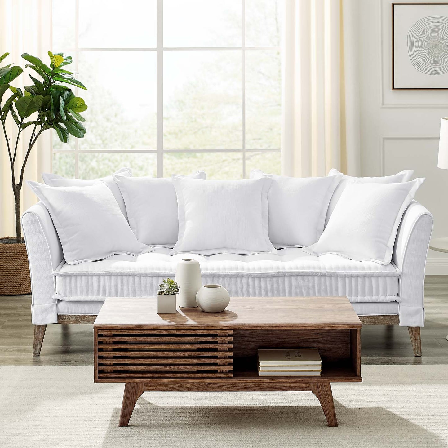 Modway Rowan Fabric Sofa | Sofas | Modishstore-9