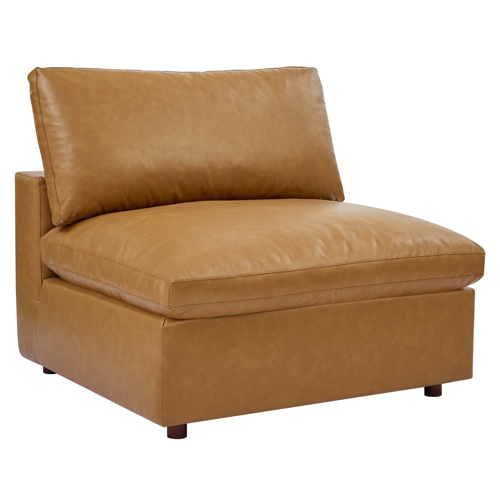 Modway Commix Down Filled Overstuffed Vegan Leather 4-Piece Sectional Sofa - EEI-4915 | Sectional | Modishstore - 6
