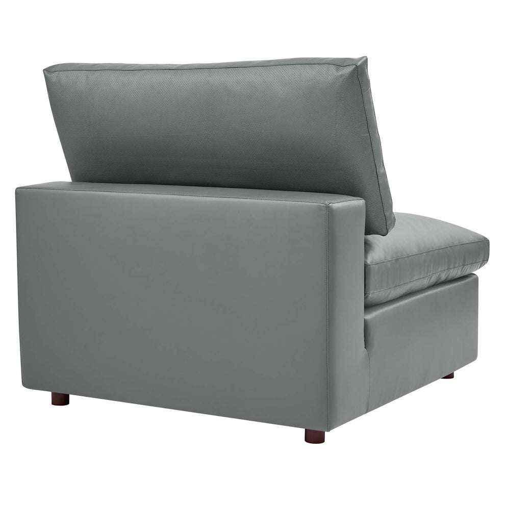 Modway Commix Down Filled Overstuffed Vegan Leather 5-Piece Sectional Sofa EEI-4919 | Sectional | Modishstore - 16