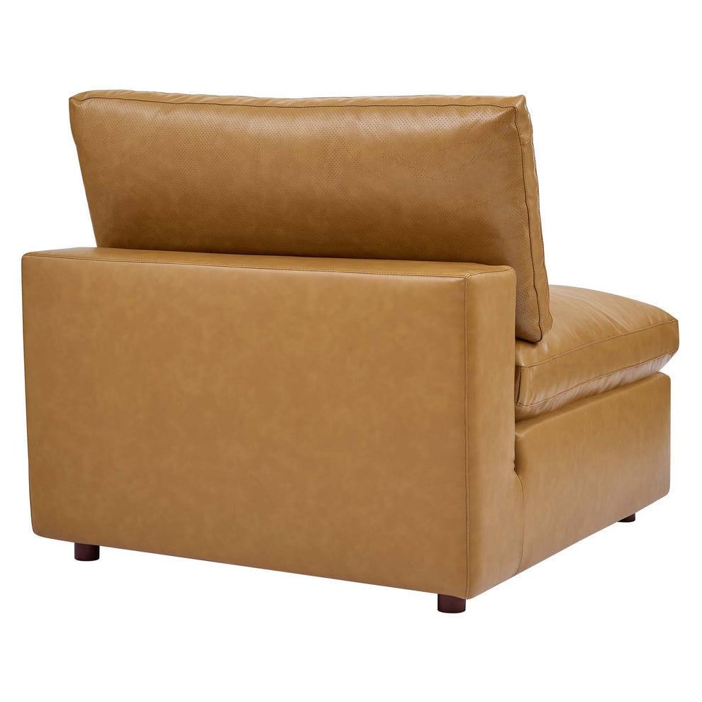 Modway Commix Down Filled Overstuffed Vegan Leather 5-Piece Sectional Sofa EEI-4919 | Sectional | Modishstore - 5