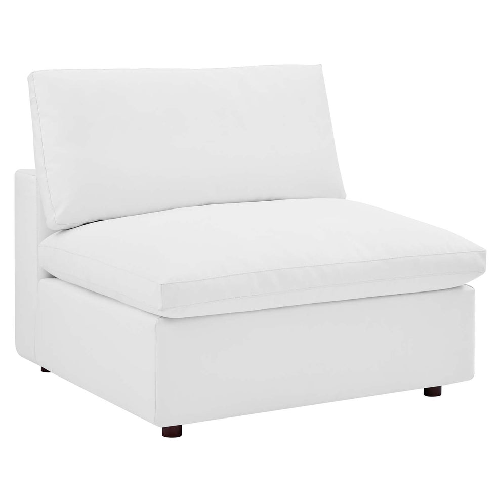 Modway Commix Down Filled Overstuffed Vegan Leather 5-Piece Sectional Sofa EEI-4919 | Sectional | Modishstore - 12