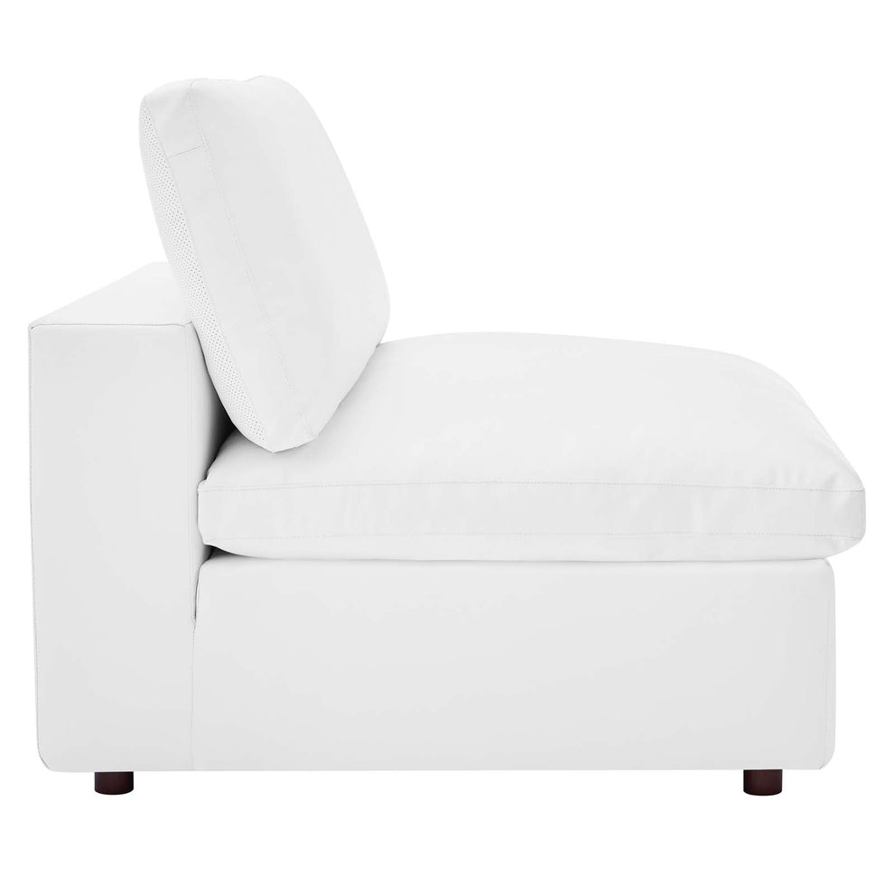 Modway Commix Down Filled Overstuffed Vegan Leather 5-Piece Sectional Sofa EEI-4919 | Sectional | Modishstore - 11