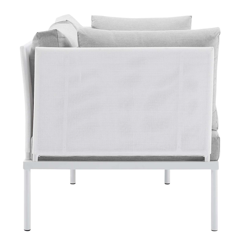 Harmony 5-Piece  Sunbrella® Outdoor Patio Aluminum Furniture Set By Modway - EEI-4924 | Outdoor Sofas, Loveseats & Sectionals | Modishstore - 4