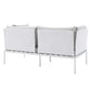 Harmony 5-Piece  Sunbrella® Outdoor Patio Aluminum Furniture Set By Modway | Outdoor Sofas, Loveseats & Sectionals | Modishstore-5