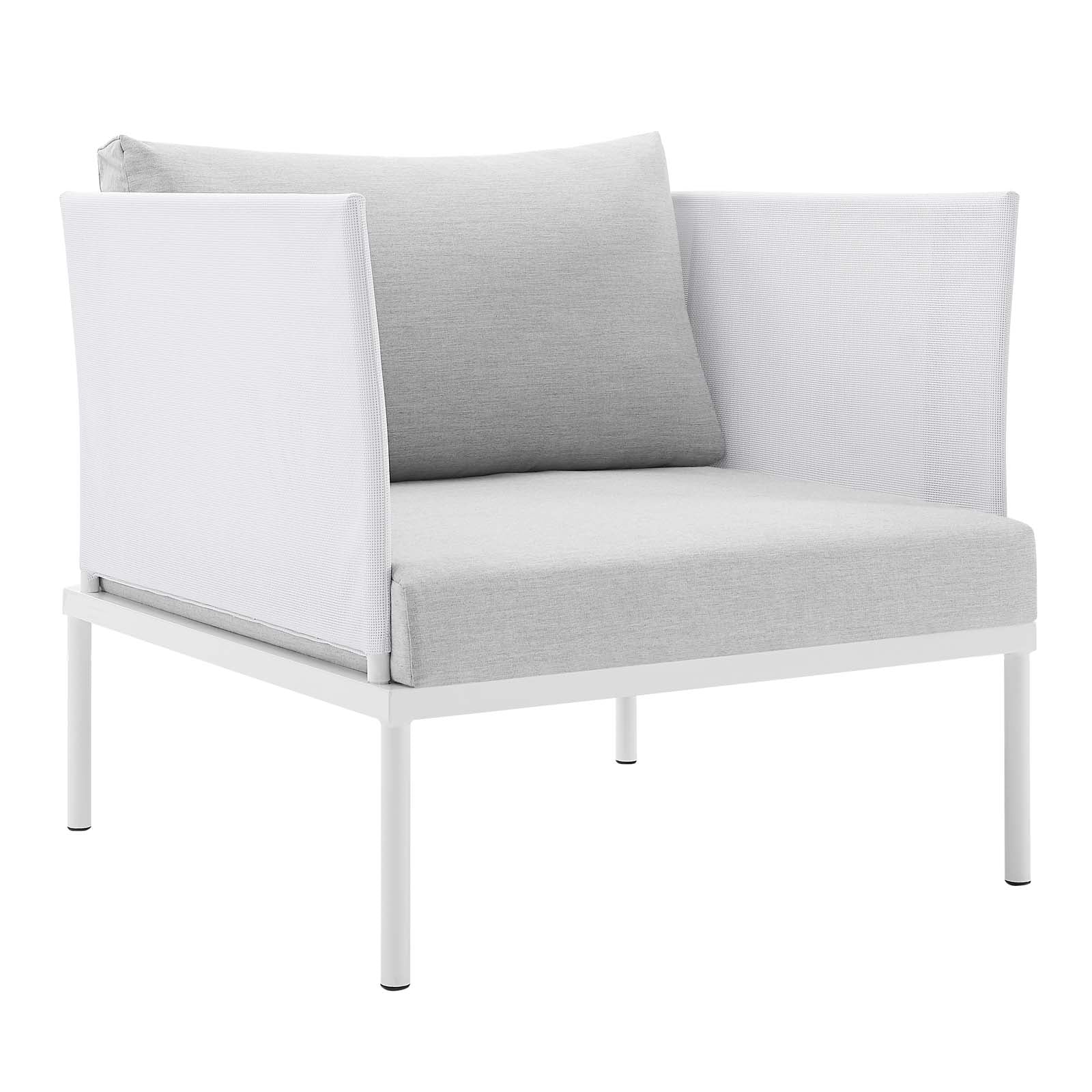 Harmony 5-Piece  Sunbrella® Outdoor Patio Aluminum Furniture Set By Modway | Outdoor Sofas, Loveseats & Sectionals | Modishstore-6