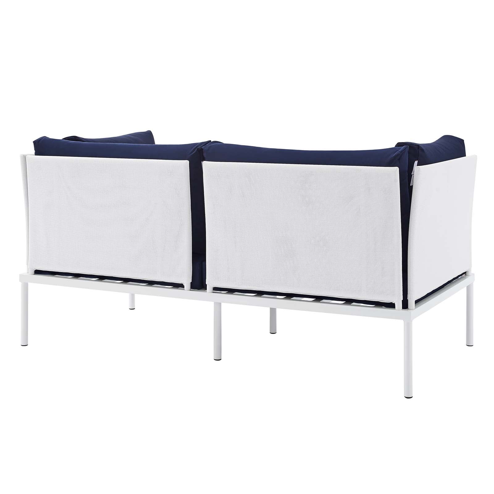 Harmony 5-Piece  Sunbrella® Outdoor Patio Aluminum Furniture Set By Modway | Outdoor Sofas, Loveseats & Sectionals | Modishstore-10