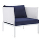 Harmony 5-Piece  Sunbrella® Outdoor Patio Aluminum Furniture Set By Modway | Outdoor Sofas, Loveseats & Sectionals | Modishstore-11