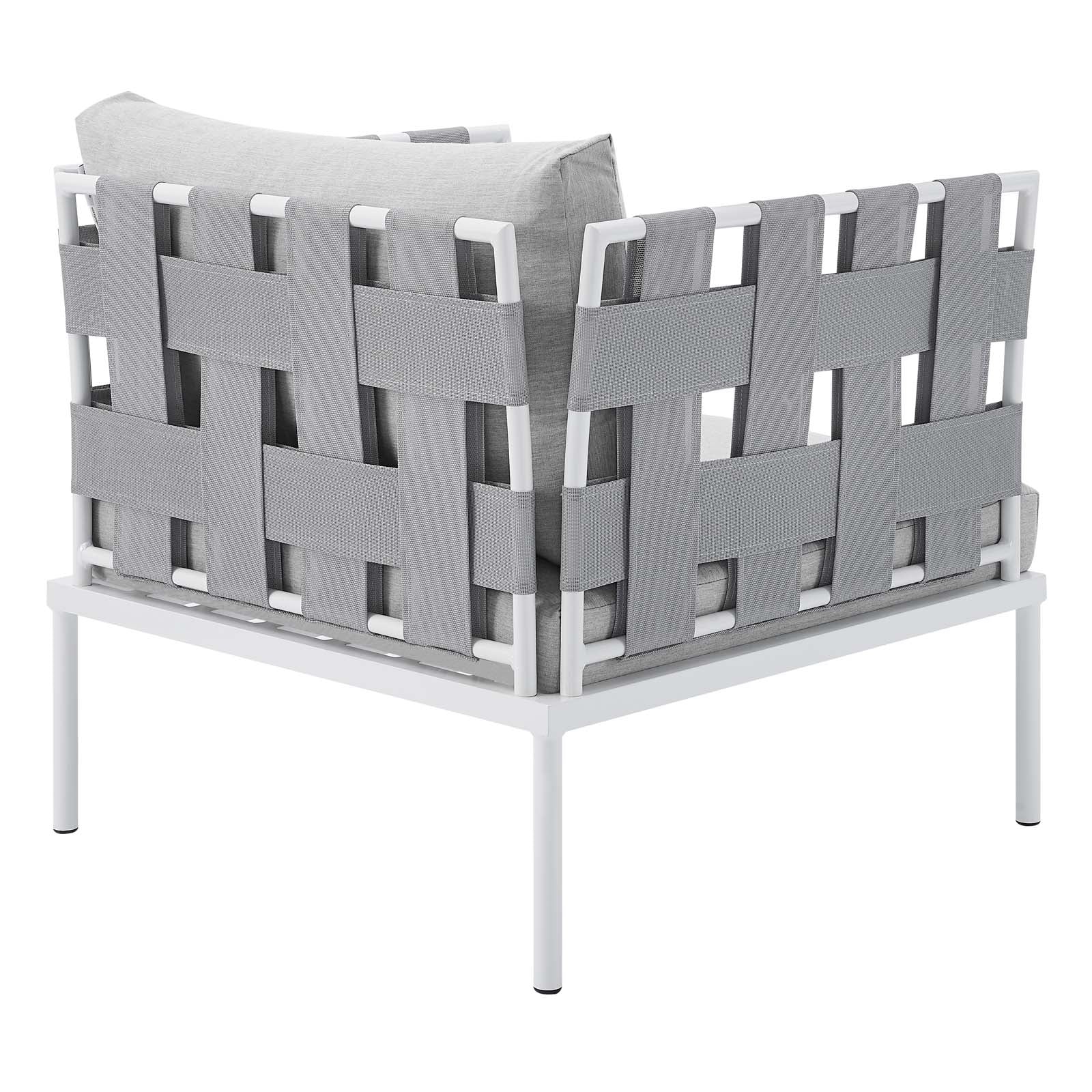 Harmony 5-Piece  Sunbrella® Outdoor Patio Aluminum Furniture Set By Modway - EEI-4925 | Outdoor Sofas, Loveseats & Sectionals | Modishstore - 14