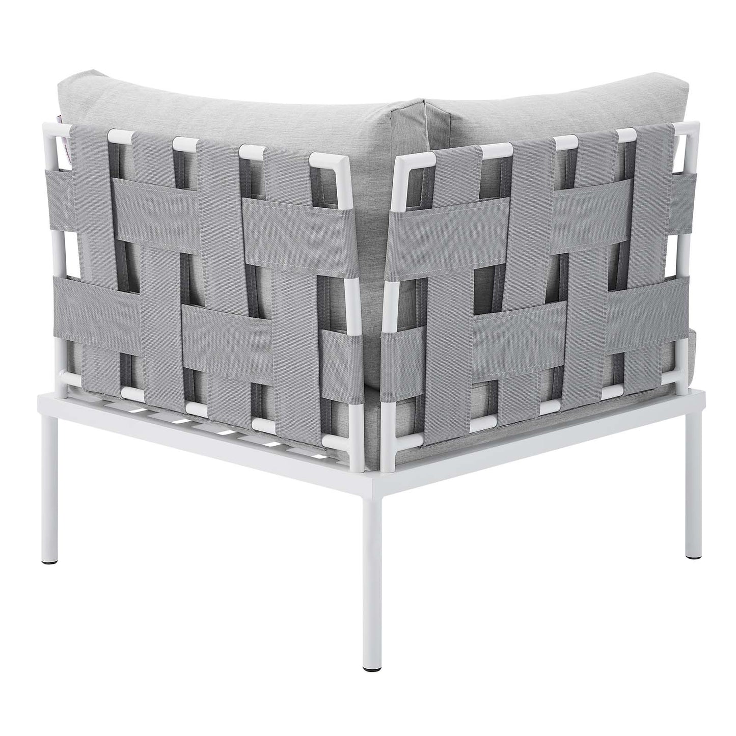 Harmony 6-Piece  Sunbrella® Outdoor Patio Aluminum Sectional Sofa Set By Modway - EEI-4929 | Outdoor Sofas, Loveseats & Sectionals | Modishstore - 11