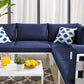 Harmony 6-Piece  Sunbrella® Outdoor Patio Aluminum Sectional Sofa Set By Modway - EEI-4929 | Outdoor Sofas, Loveseats & Sectionals | Modishstore - 16