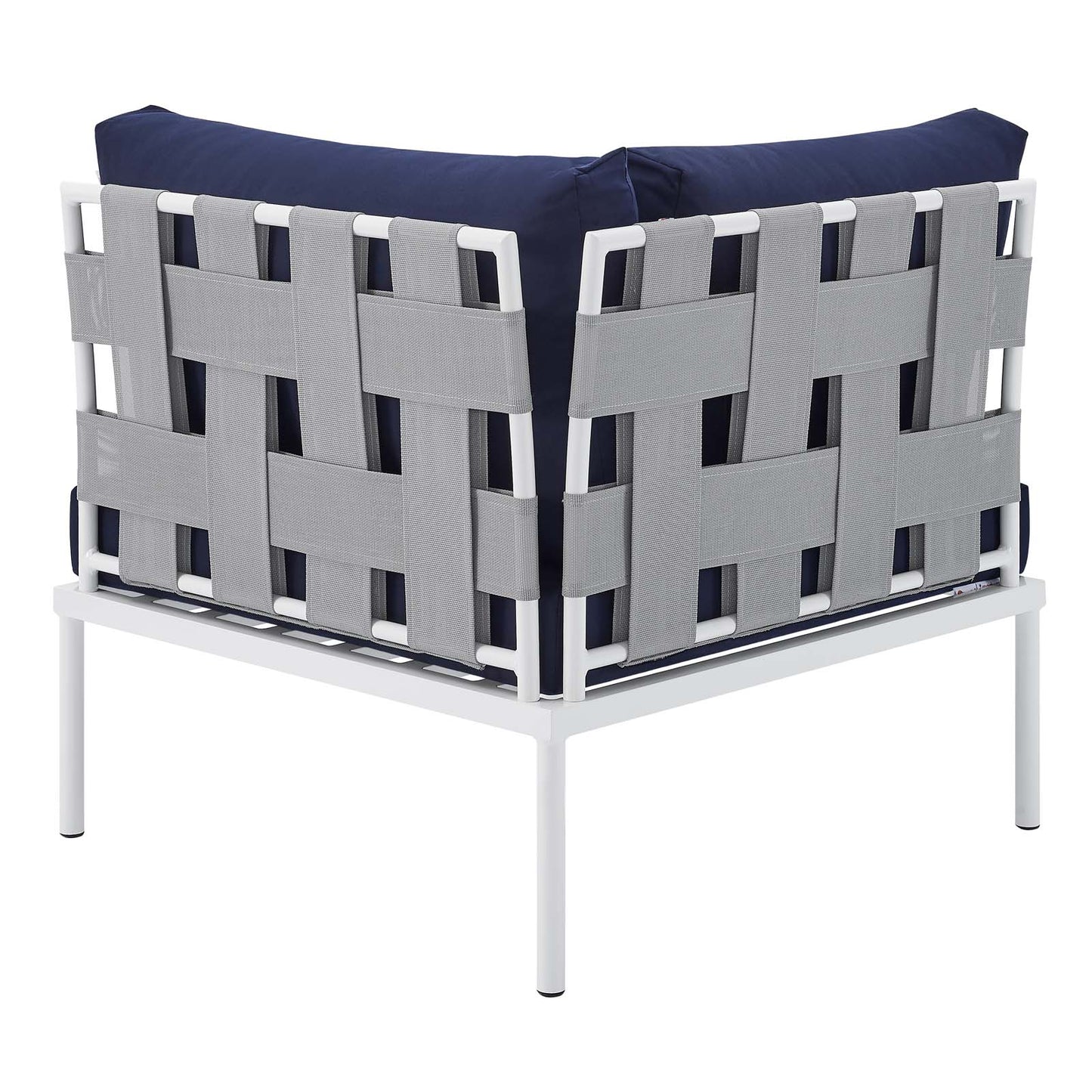 Harmony 6-Piece  Sunbrella® Outdoor Patio Aluminum Sectional Sofa Set By Modway - EEI-4929 | Outdoor Sofas, Loveseats & Sectionals | Modishstore - 23