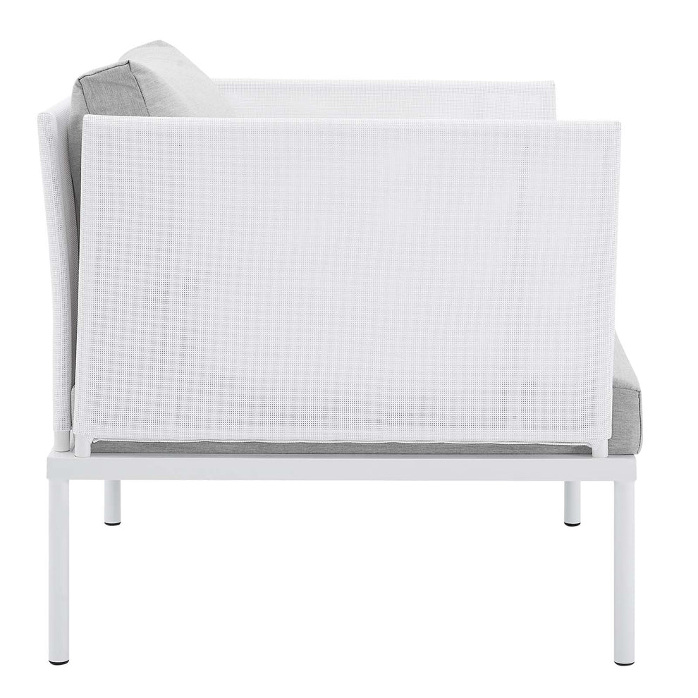 Harmony 6-Piece  Sunbrella® Outdoor Patio Aluminum Seating Set By Modway - EEI-4932 | Outdoor Sofas, Loveseats & Sectionals | Modishstore - 3