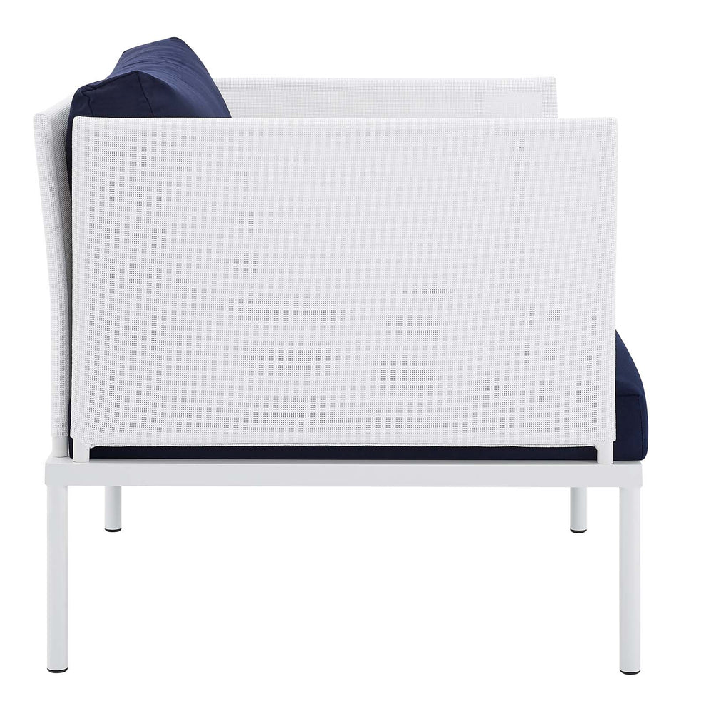 Harmony 6-Piece  Sunbrella® Outdoor Patio Aluminum Seating Set By Modway - EEI-4932 | Outdoor Sofas, Loveseats & Sectionals | Modishstore - 8