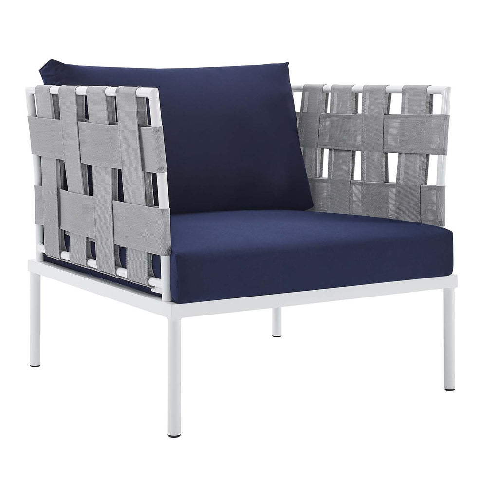 Harmony 6-Piece  Sunbrella® Outdoor Patio Aluminum Seating Set By Modway - EEI-4933 | Outdoor Sofas, Loveseats & Sectionals | Modishstore - 26