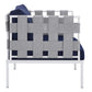 Harmony 6-Piece  Sunbrella® Outdoor Patio Aluminum Seating Set By Modway - EEI-4933 | Outdoor Sofas, Loveseats & Sectionals | Modishstore - 27