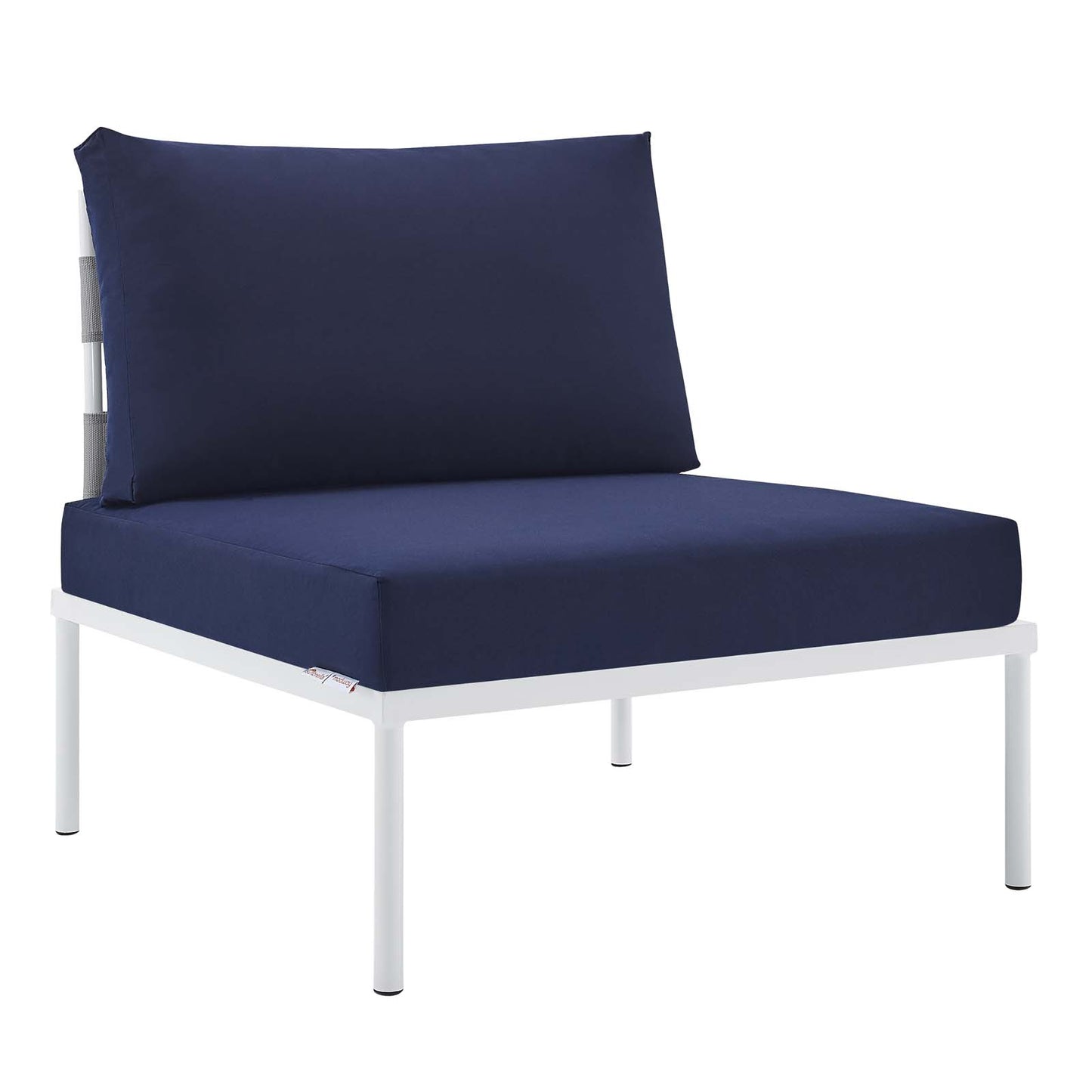 Harmony 6-Piece  Sunbrella® Outdoor Patio Aluminum Seating Set By Modway - EEI-4933 | Outdoor Sofas, Loveseats & Sectionals | Modishstore - 29