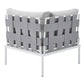Harmony 7-Piece  Sunbrella® Outdoor Patio Aluminum Sectional Sofa Set By Modway - EEI-4937 | Outdoor Sofas, Loveseats & Sectionals | Modishstore - 3