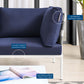 Harmony 7-Piece  Sunbrella® Outdoor Patio Aluminum Sectional Sofa Set By Modway - EEI-4937 | Outdoor Sofas, Loveseats & Sectionals | Modishstore - 21