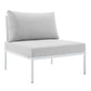 Harmony 8-Piece  Sunbrella® Outdoor Patio Aluminum Sectional Sofa Set By Modway | Outdoor Sofas, Loveseats & Sectionals | Modishstore-8