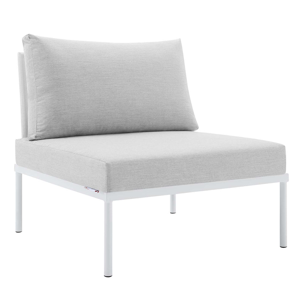 Harmony 8-Piece  Sunbrella® Outdoor Patio Aluminum Sectional Sofa Set By Modway - EEI-4940 | Outdoor Sofas, Loveseats & Sectionals | Modishstore - 8