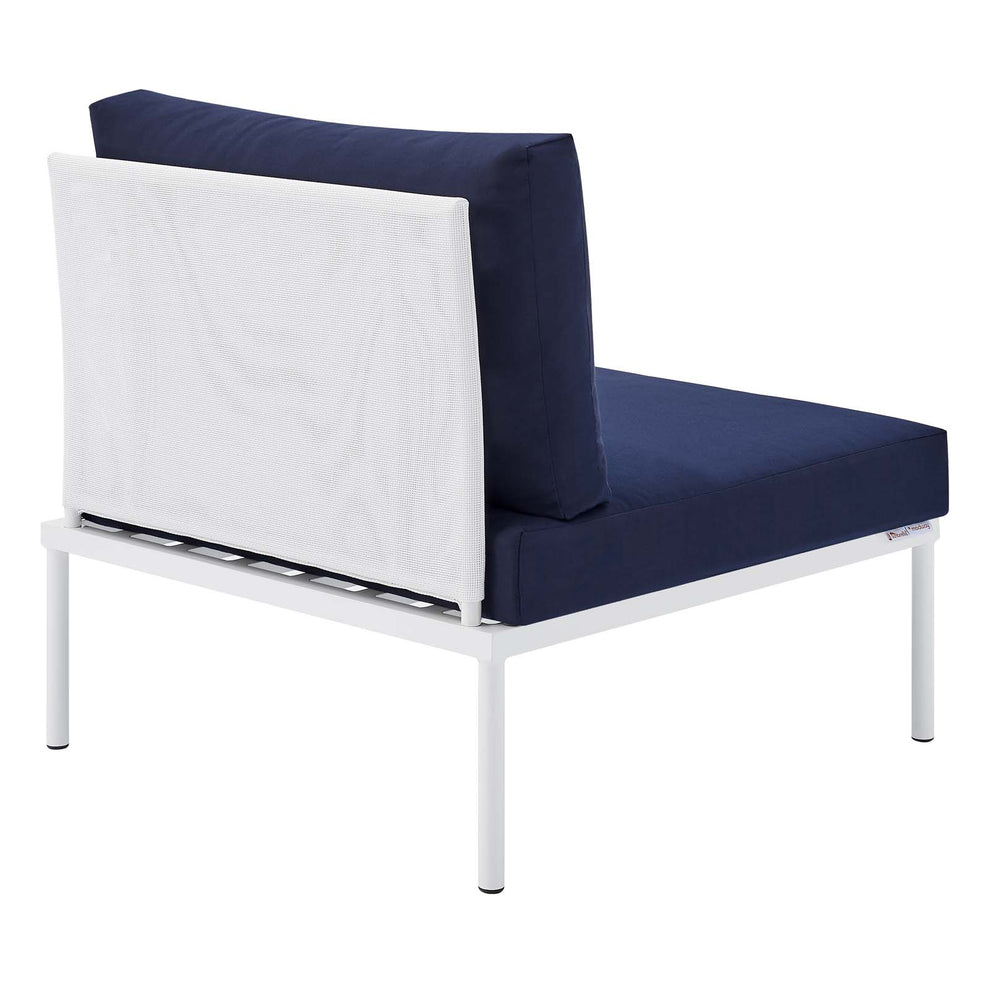 Harmony 8-Piece  Sunbrella® Outdoor Patio Aluminum Sectional Sofa Set By Modway - EEI-4940 | Outdoor Sofas, Loveseats & Sectionals | Modishstore - 5