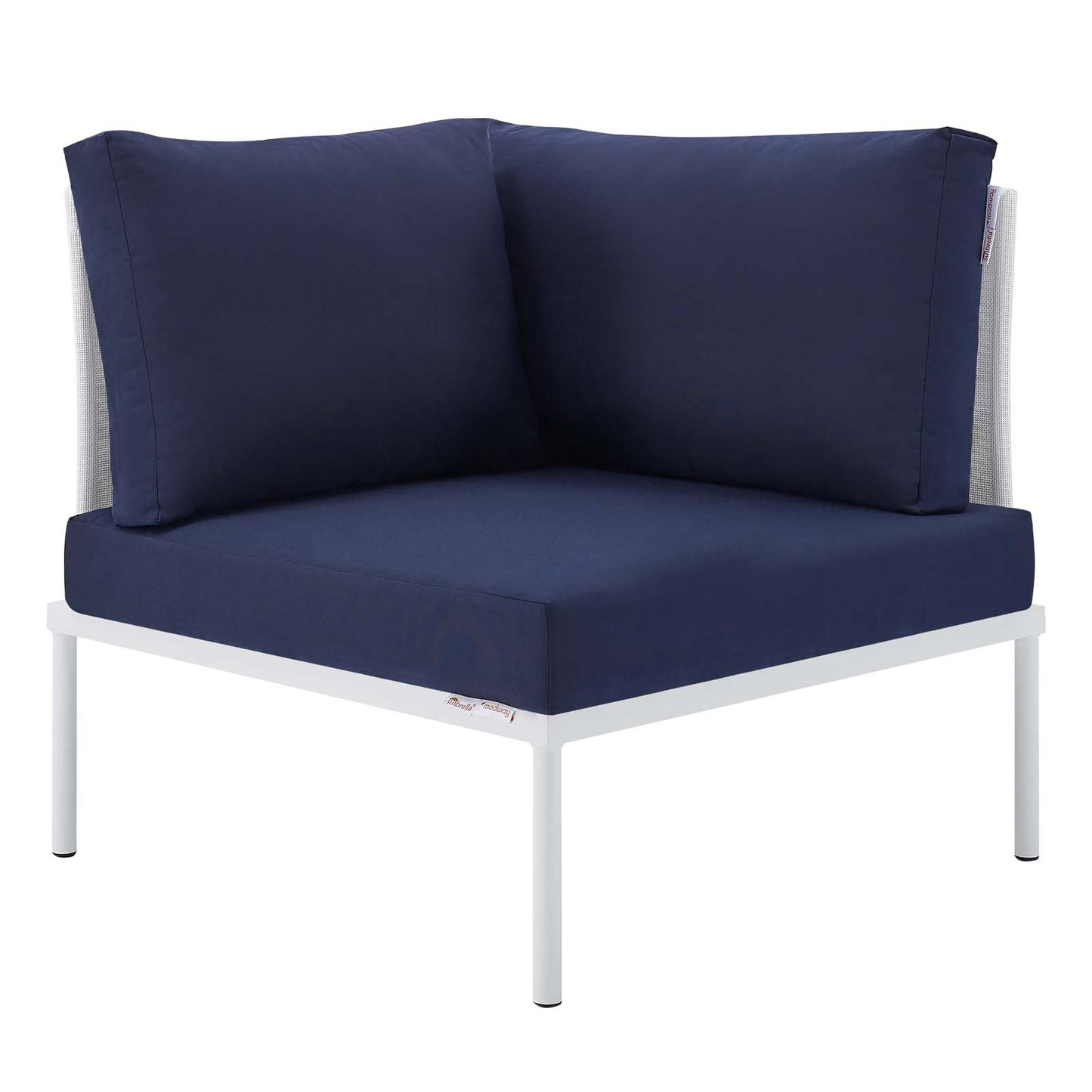 Harmony 8-Piece  Sunbrella® Outdoor Patio Aluminum Sectional Sofa Set By Modway | Outdoor Sofas, Loveseats & Sectionals | Modishstore-6