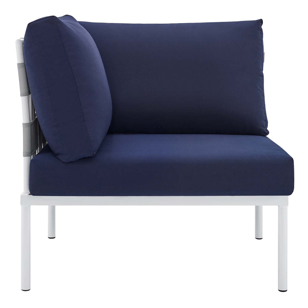 Harmony 8-Piece  Sunbrella® Outdoor Patio Aluminum Sectional Sofa Set By Modway - EEI-4945 | Outdoor Sofas, Loveseats & Sectionals | Modishstore - 28