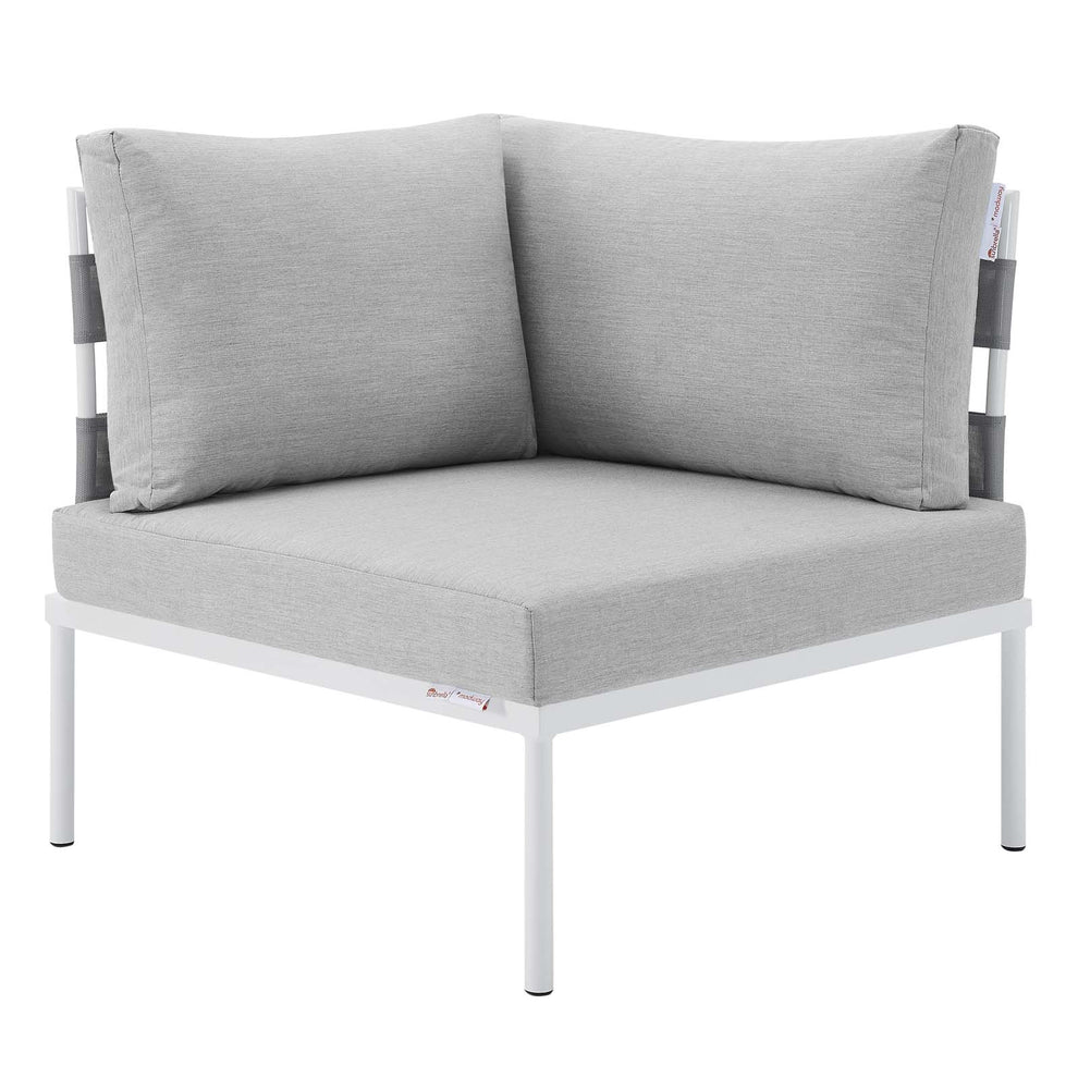 Harmony 8-Piece  Sunbrella® Outdoor Patio Aluminum Seating Set By Modway - EEI-4949 | Outdoor Sofas, Loveseats & Sectionals | Modishstore - 3