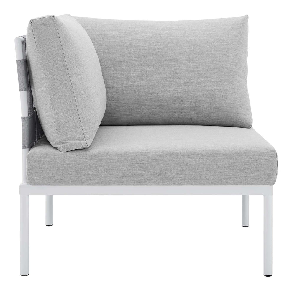 Harmony 8-Piece  Sunbrella® Outdoor Patio Aluminum Seating Set By Modway - EEI-4949 | Outdoor Sofas, Loveseats & Sectionals | Modishstore - 4