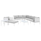 Harmony 10-Piece  Sunbrella® Outdoor Patio Aluminum Sectional Sofa Set By Modway - EEI-4952 | Outdoor Sofas, Loveseats & Sectionals | Modishstore - 1