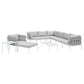 Harmony 10-Piece  Sunbrella® Outdoor Patio Aluminum Sectional Sofa Set By Modway - EEI-4953 | Outdoor Sofas, Loveseats & Sectionals | Modishstore