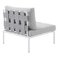 Harmony 10-Piece  Sunbrella® Outdoor Patio Aluminum Sectional Sofa Set By Modway - EEI-4953 | Outdoor Sofas, Loveseats & Sectionals | Modishstore - 15