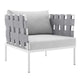 Harmony Sunbrella® Outdoor Patio Aluminum Armchair By Modway - EEI-4956 | Outdoor Chairs | Modishstore - 2