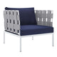 Harmony Sunbrella® Outdoor Patio Aluminum Armchair By Modway - EEI-4956 | Outdoor Chairs | Modishstore - 9