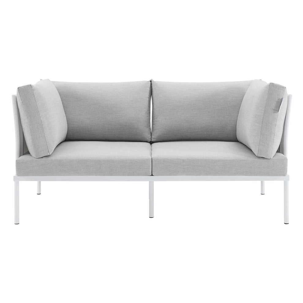 Harmony Sunbrella® Outdoor Patio Aluminum Loveseat By Modway - EEI-4963 | Outdoor Sofas, Loveseats & Sectionals | Modishstore - 5