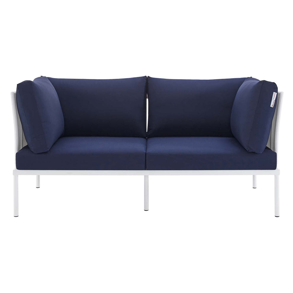 Harmony Sunbrella® Outdoor Patio Aluminum Loveseat By Modway - EEI-4963 | Outdoor Sofas, Loveseats & Sectionals | Modishstore - 10