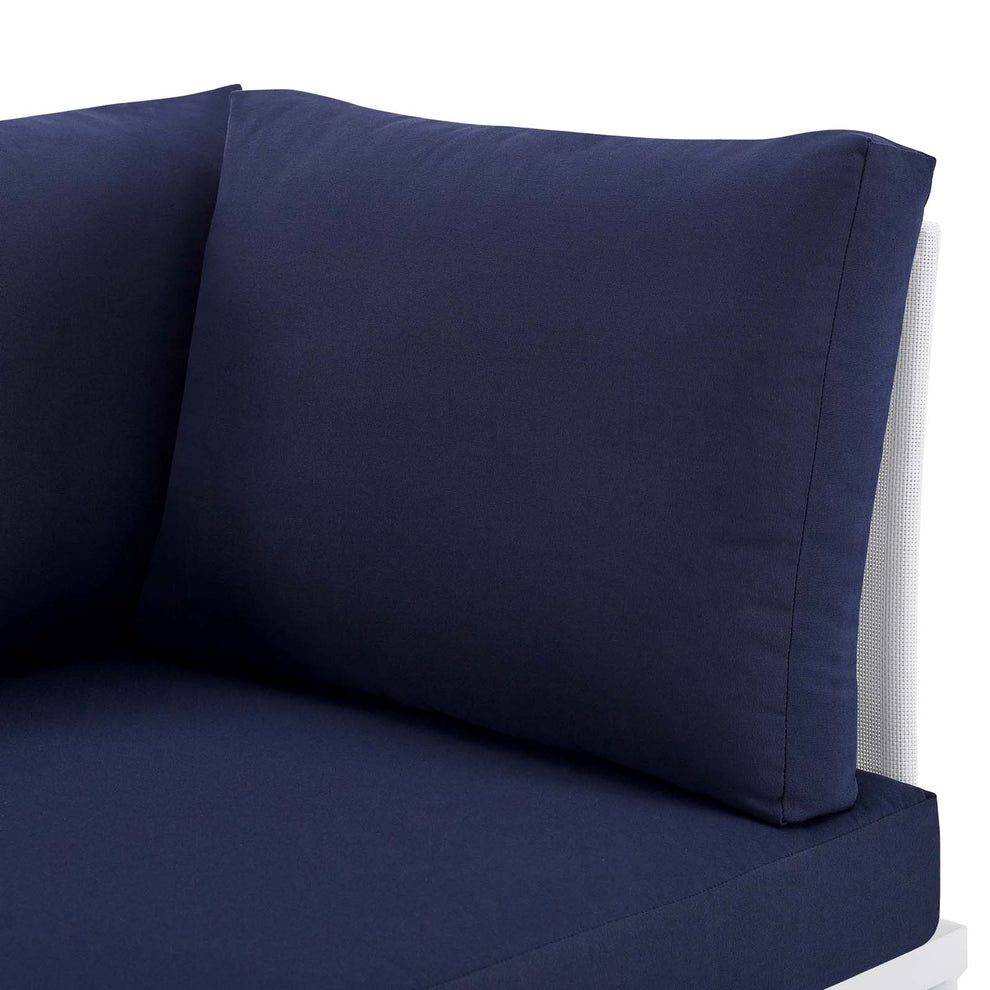 Harmony Sunbrella® Outdoor Patio Aluminum Loveseat By Modway - EEI-4963 | Outdoor Sofas, Loveseats & Sectionals | Modishstore - 11