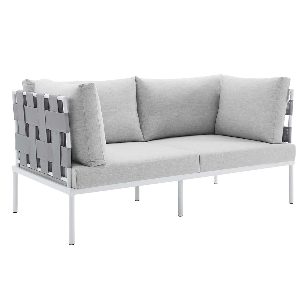 Harmony Sunbrella® Outdoor Patio Aluminum Loveseat By Modway - EEI-4964 | Outdoor Sofas, Loveseats & Sectionals | Modishstore - 2