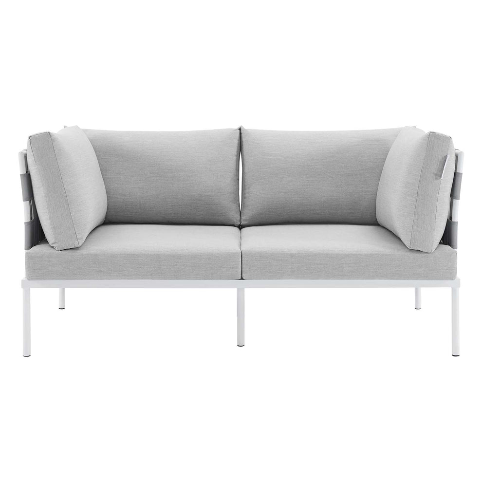 Harmony Sunbrella® Outdoor Patio Aluminum Loveseat By Modway - EEI-4964 | Outdoor Sofas, Loveseats & Sectionals | Modishstore - 5