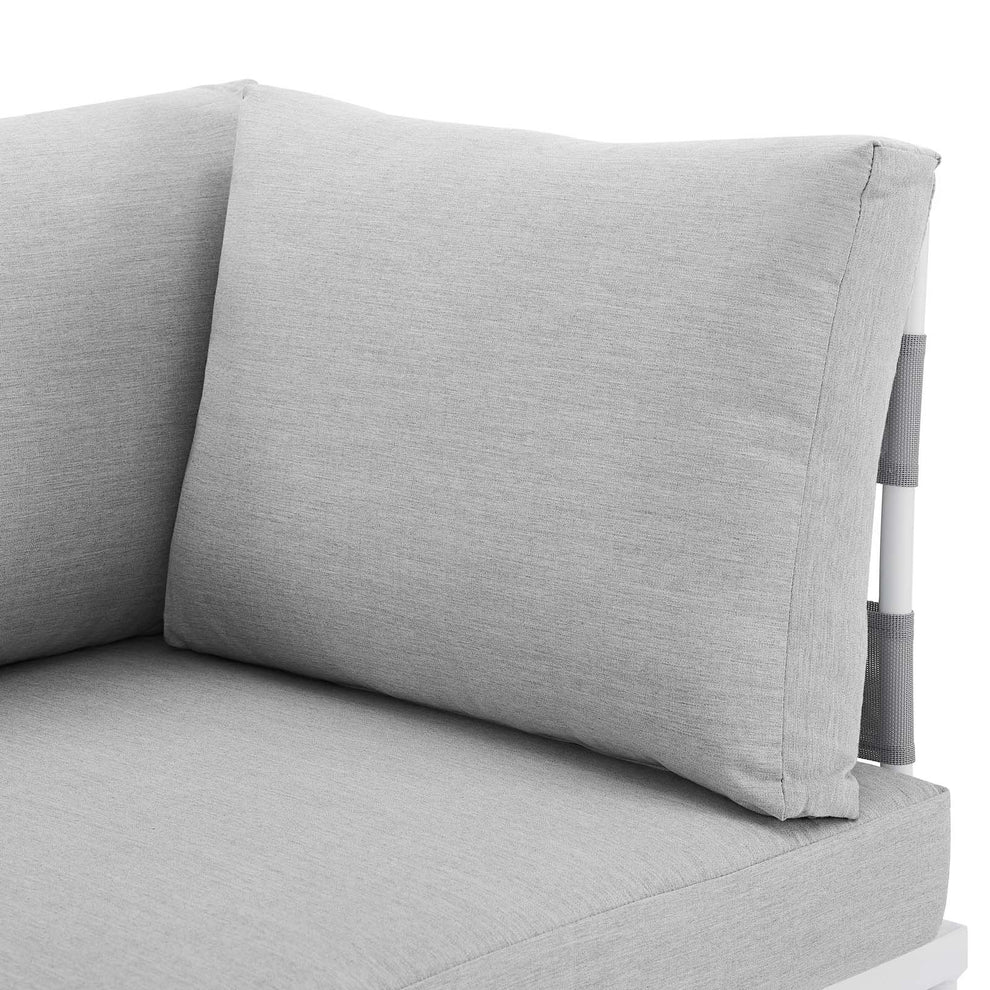 Harmony Sunbrella® Outdoor Patio Aluminum Loveseat By Modway - EEI-4964 | Outdoor Sofas, Loveseats & Sectionals | Modishstore - 6