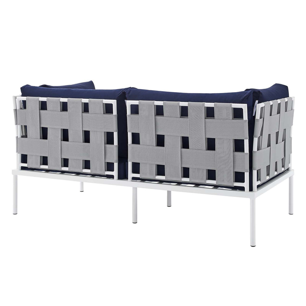 Harmony Sunbrella® Outdoor Patio Aluminum Loveseat By Modway - EEI-4964 | Outdoor Sofas, Loveseats & Sectionals | Modishstore - 11