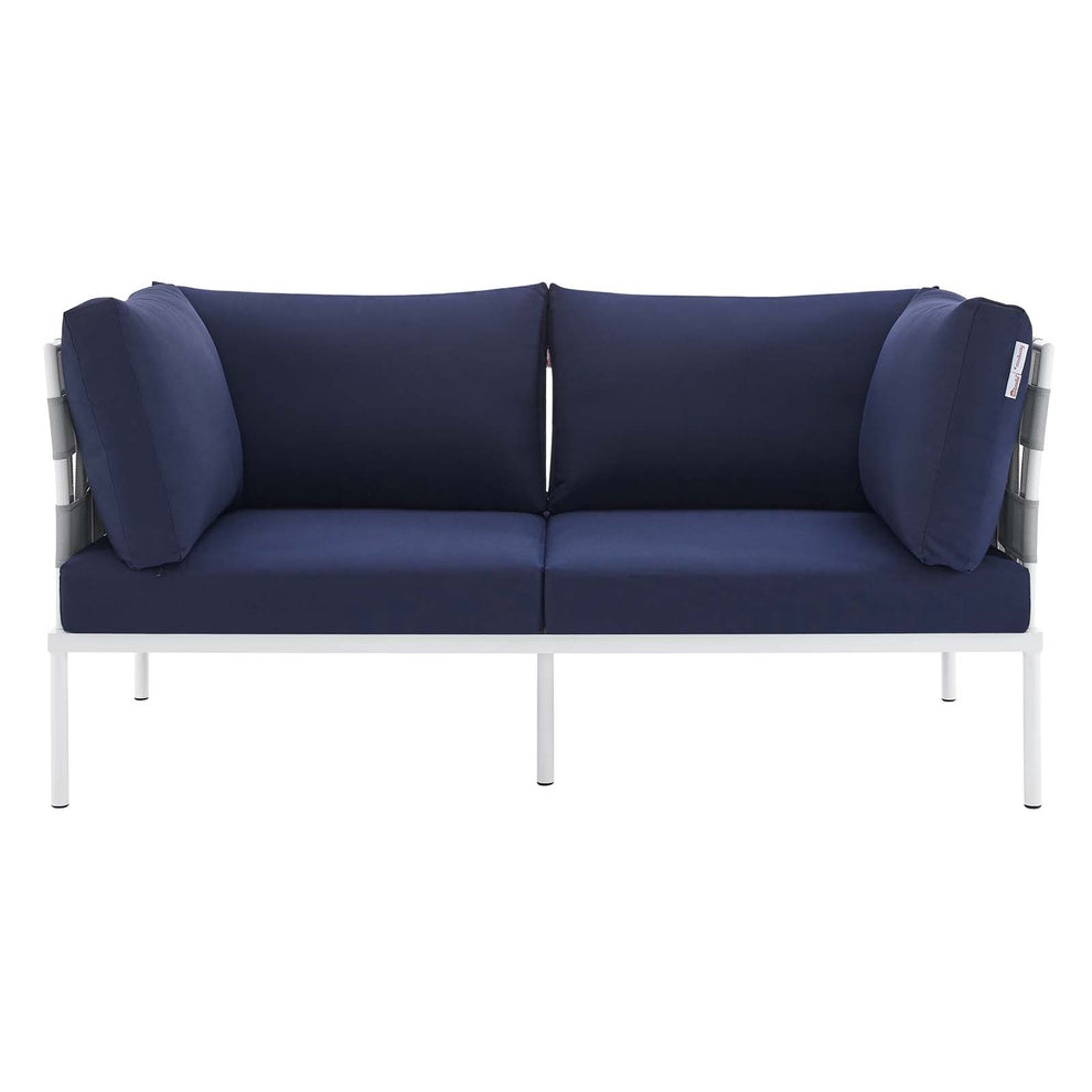 Harmony Sunbrella® Outdoor Patio Aluminum Loveseat By Modway - EEI-4964 | Outdoor Sofas, Loveseats & Sectionals | Modishstore - 12