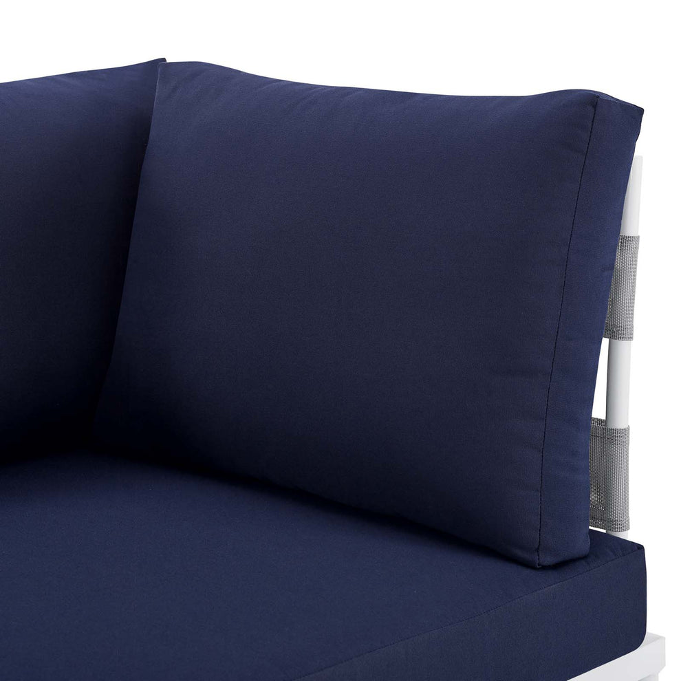 Harmony Sunbrella® Outdoor Patio Aluminum Loveseat By Modway - EEI-4964 | Outdoor Sofas, Loveseats & Sectionals | Modishstore - 13