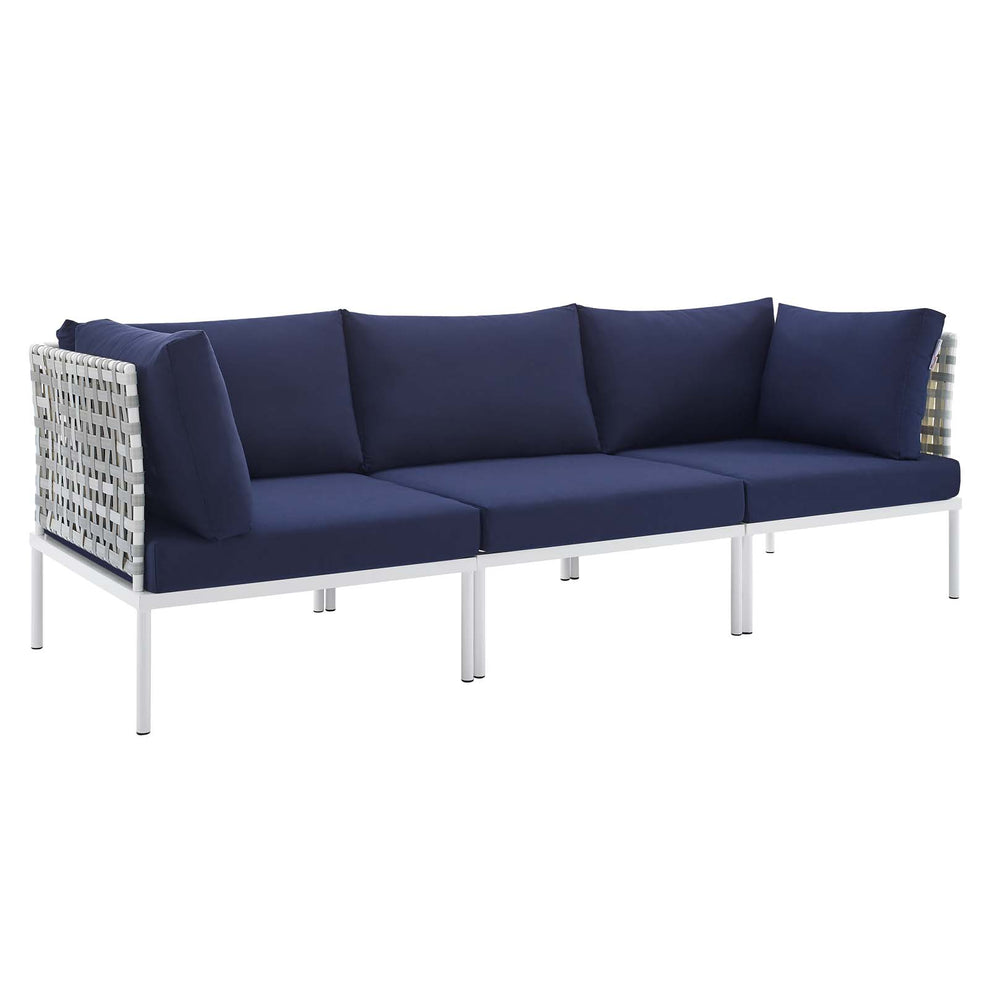 Modway Harmony Sunbrella® Basket Weave Outdoor Patio Aluminum Sofa - EEI-4965 | Outdoor Sofas, Loveseats & Sectionals | Modishstore - 6