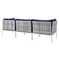 Modway Harmony Sunbrella® Basket Weave Outdoor Patio Aluminum Sofa | Outdoor Sofas, Loveseats & Sectionals | Modishstore-8