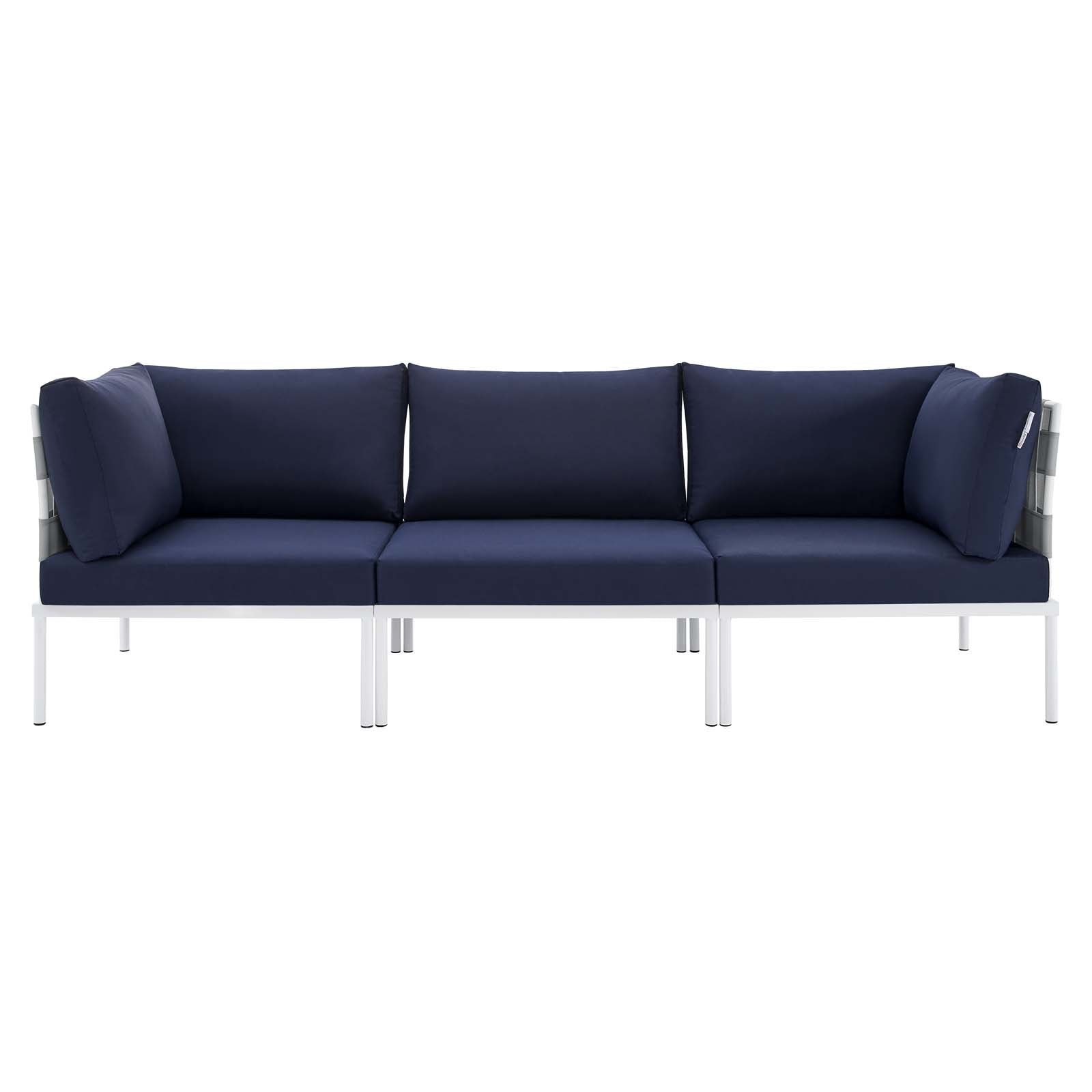 Harmony Sunbrella® Outdoor Patio Aluminum Sofa By Modway - EEI-4968 | Outdoor Sofas, Loveseats & Sectionals | Modishstore - 12